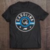 Carolina Football Stars And Stripes Nc Outline Tee