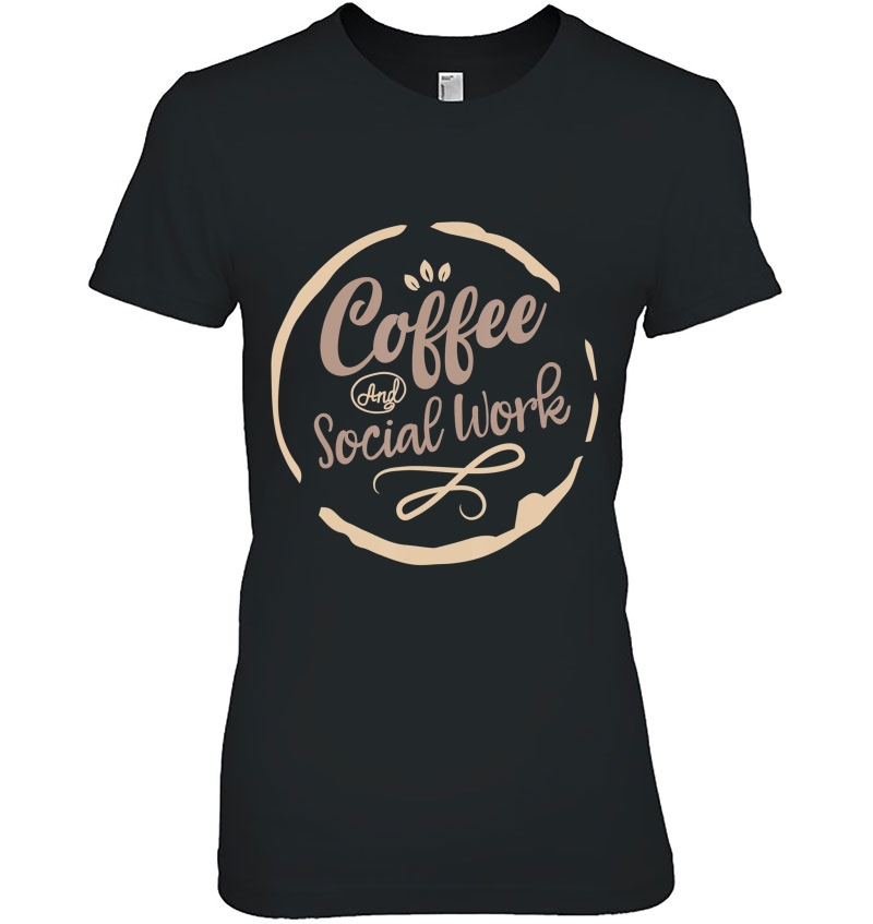 Coffee And Social Work Women Men Funny Vintage Gifts Hoodie