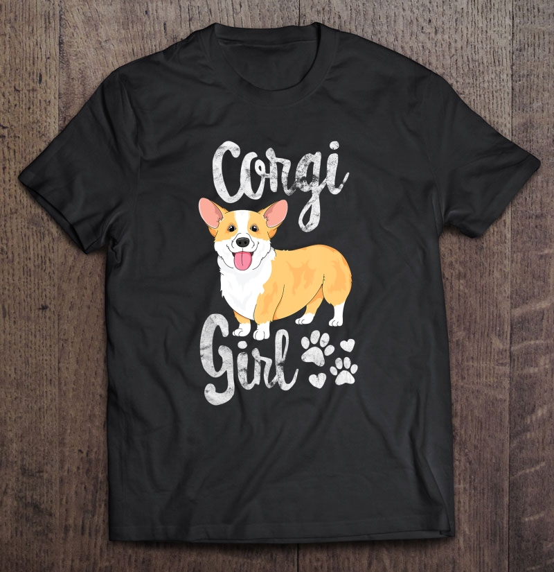 Corgi Girl Women Puppy Mom Dog Mama Lover Gift Shirt