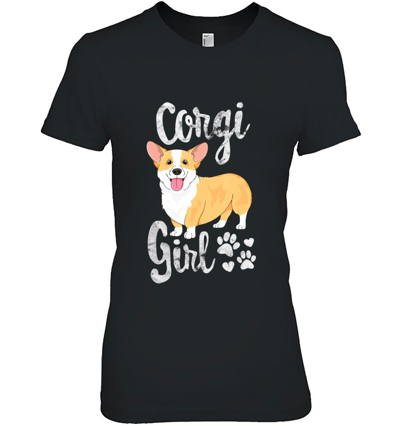 Corgi Girl Women Puppy Mom Dog Mama Lover Gift Hoodie