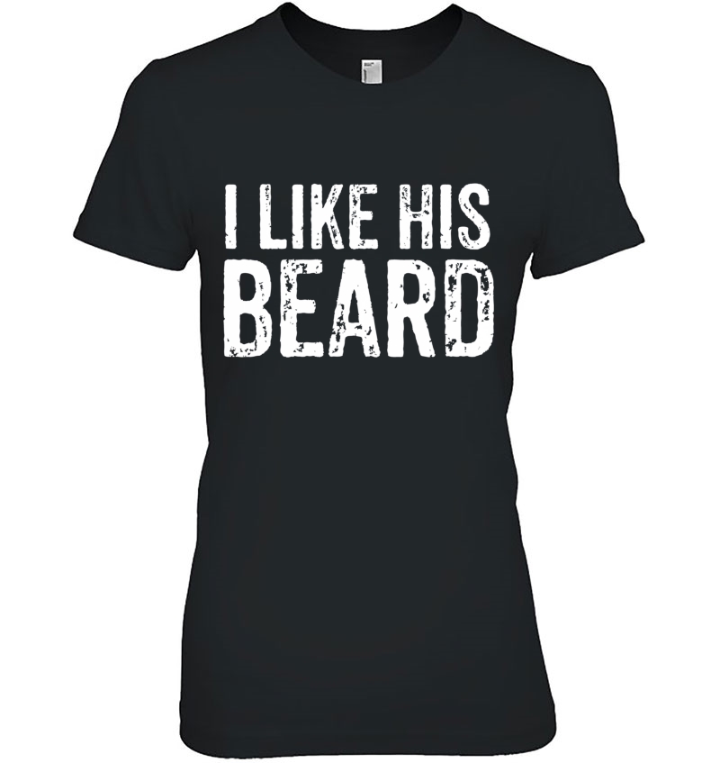 Cute Valentines Couple Matching Outfit I Like His Beard Set2 Pullover Hoodie