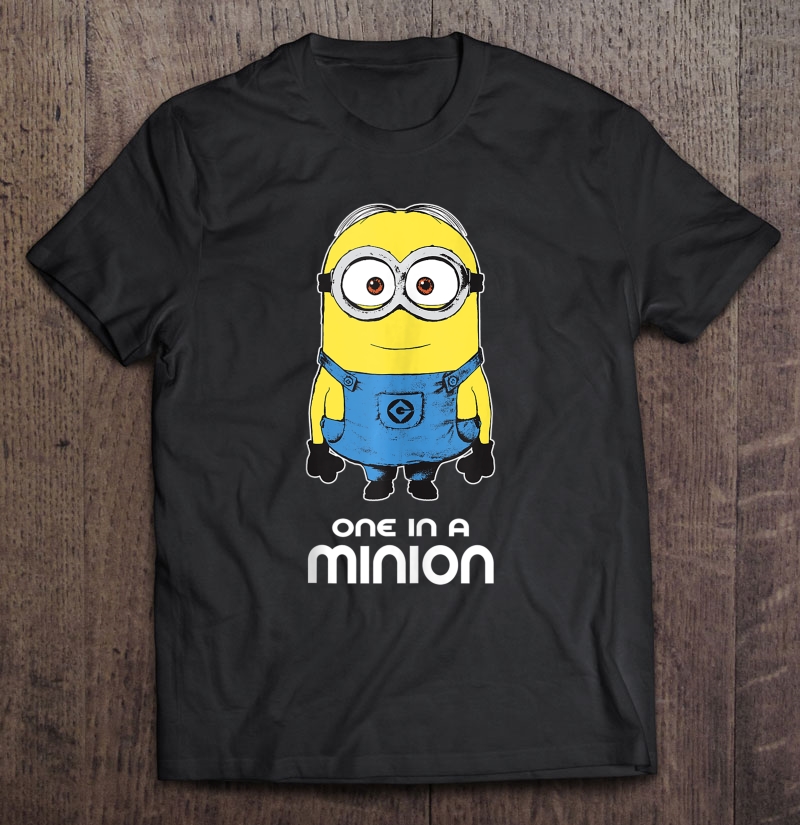 Despicable Me Minions One In A Minion Happy Portrait Tank Top Shirt