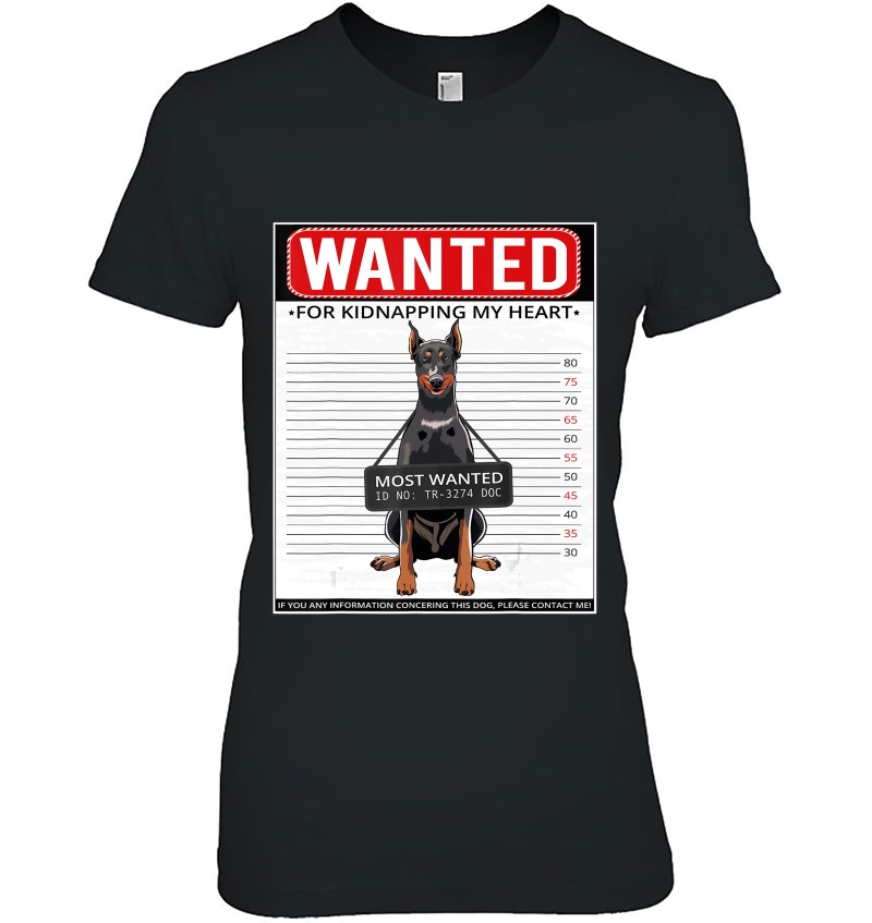 Doberman Pinscher Dad & Mom Gift Ladies Tee