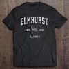 Elmhurst Illinois Il Vintage Us Flag Sports Tee Tee