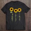 Faith Hope Love Sunflower Shirt Gift For Hand Sign Language Tee