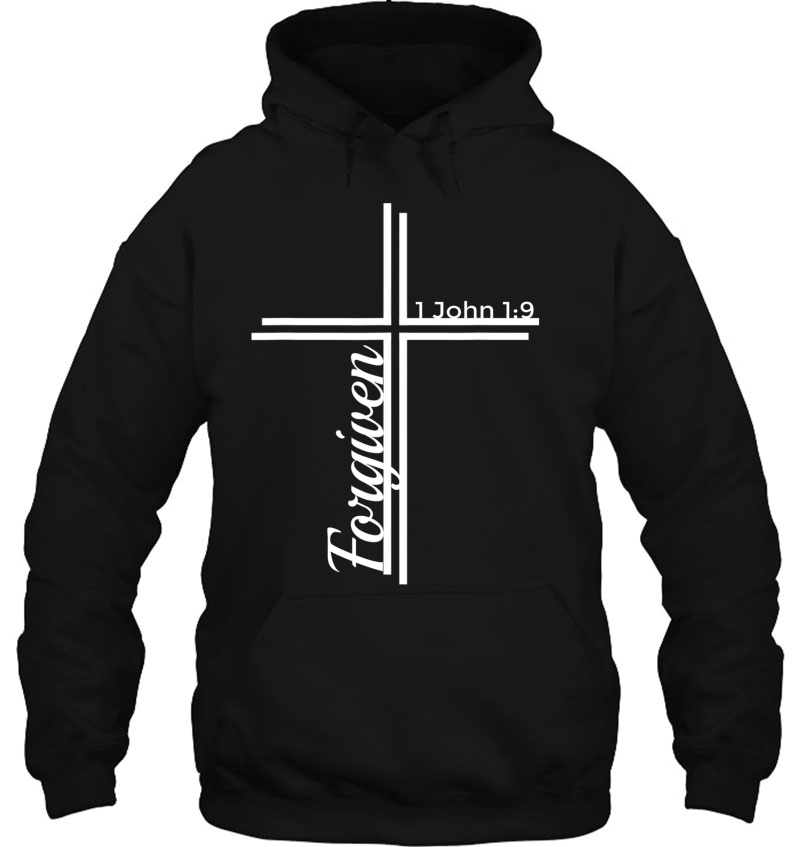 Forgiven Cross 1 John 19 - Christian Life Tee Mugs