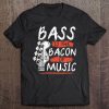 Bass Guitar Player Music Notes Acoustic Music Teacher Tee