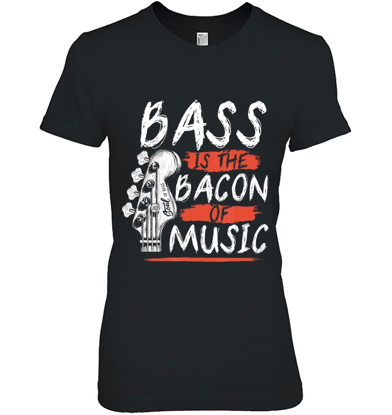 Bass Guitar Player Music Notes Acoustic Music Teacher Hoodie