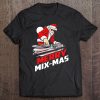 Merry Mix-Mas Ugly Apparel Santa Christmas Tee