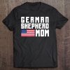 German Shepherd Mom American Flag Tee