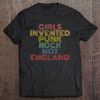 Girls Invented Punk Rock Not England 70S 80S Distressed Tee