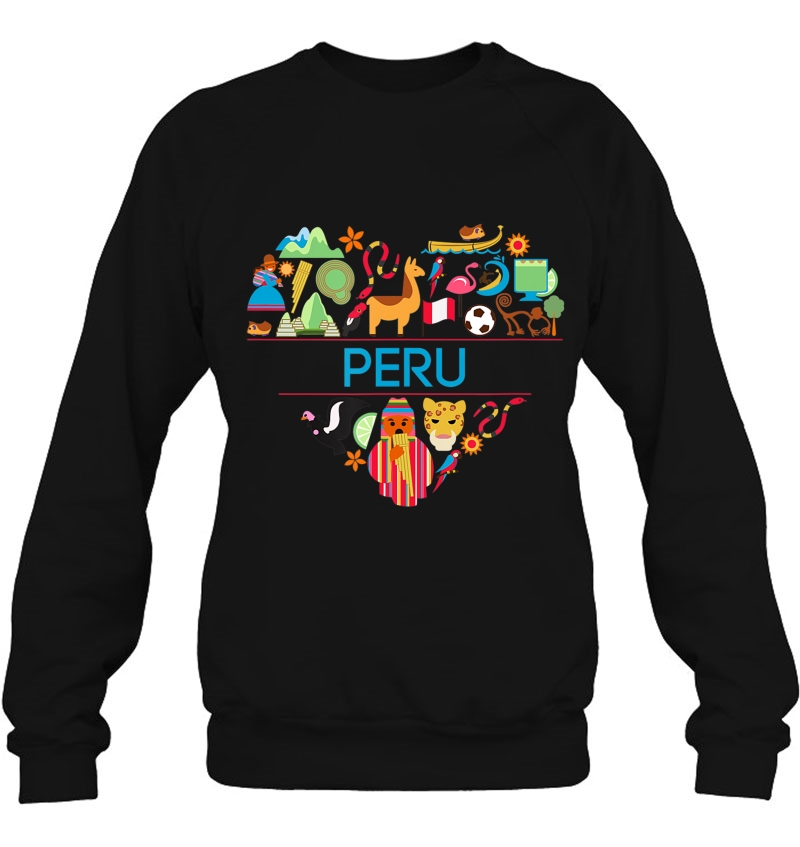 I Love Peru Cute Peruvian - Cusco, Arequipa, Lima Sweatshirt