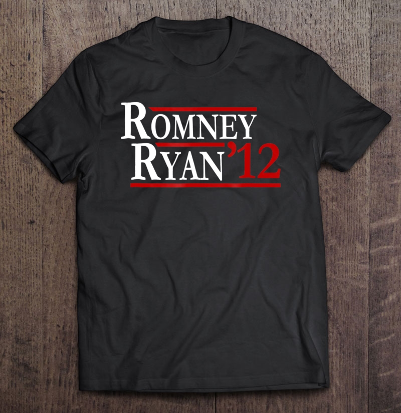 Mitt Romney Ryan 2012 Election Throwback Shirt