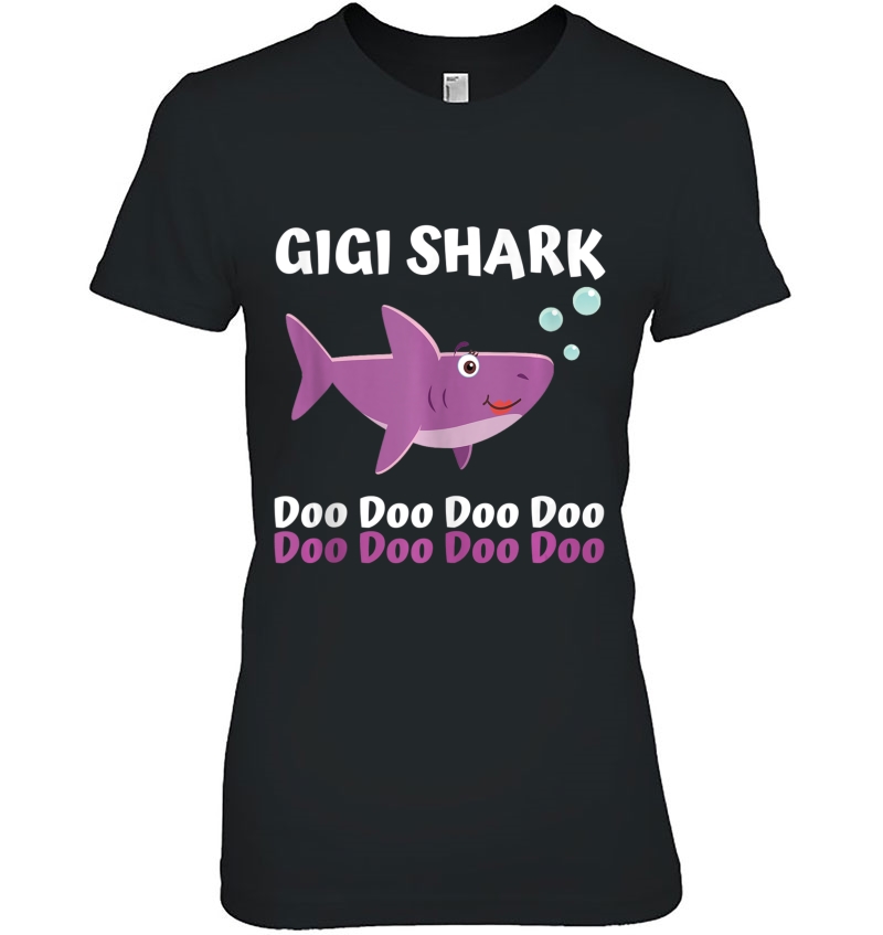 Mothers Day Gift Idea For Mom Grandma Her Gigi Shark Doo Doo Hoodie