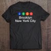 Nyc 2020 New York City Brooklyn Subway Style Tee