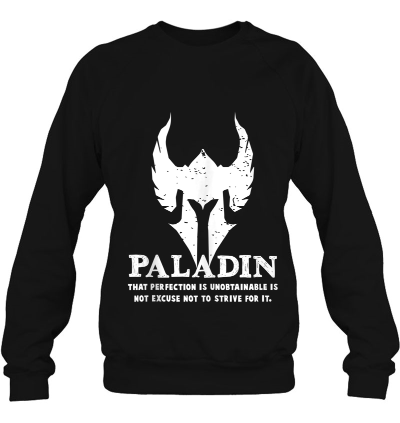 Paladin Gamer D20 Dice Dungeon Dragons Gaming Gift Sweatshirt