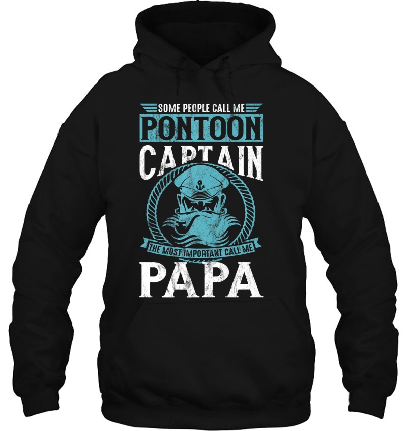 Pontoon Captain Papa Premium Hoodie