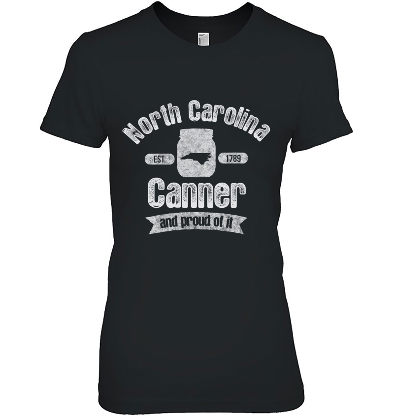 Proud North Carolina Canner Canning State Mason Jar Nc Hoodie