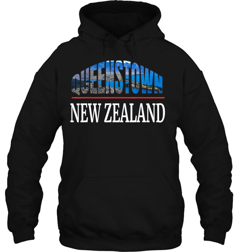 Queenstown New Zealand Travel Souvenirs City Photography Tee Hoodie
