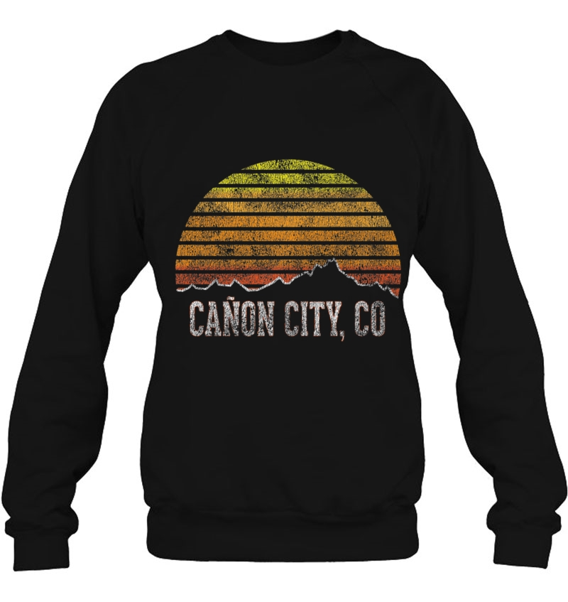 Retro Canon City Co Mountain Sunset Mugs