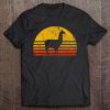 Retro Llama Sunset Llama Tee