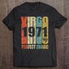 Retro Virgo 1971 47 Yrs Old Bday 47Th Birthday Tee