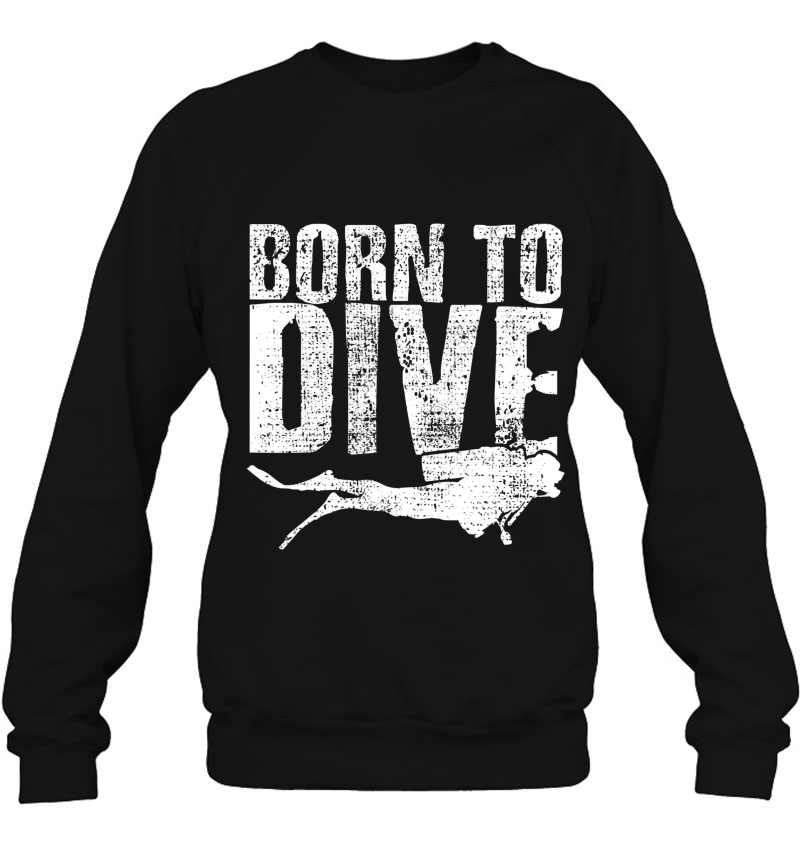 Scuba Diver Diving Vintage Gift Sweatshirt
