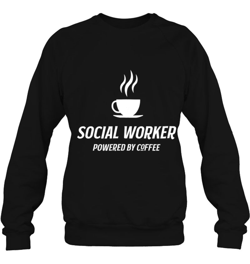 Social Worker Powered By Coffee Funny Caffeine Mugs