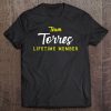 Team Torres Lifetime Member Surname Birthday Wedding Name Tee