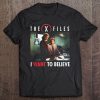 The X-Files Mulder Scully Believe At The Office Tee