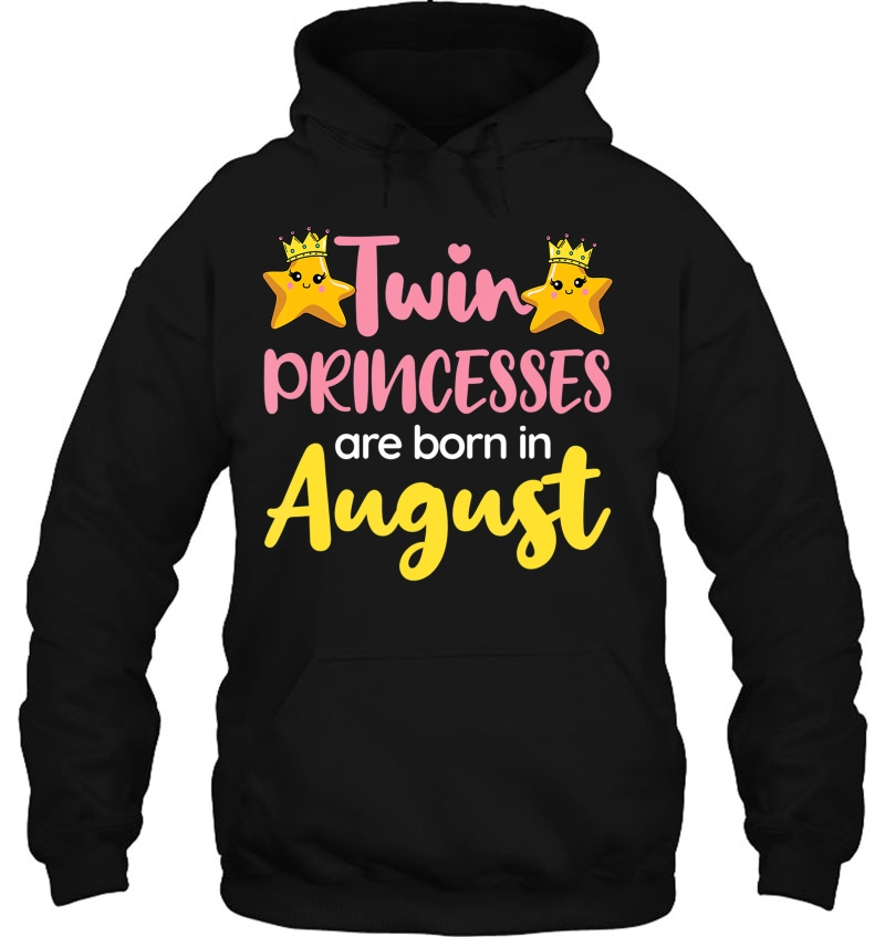 Twin Princesses Are Born In August - Girls Twin Birthday Mugs