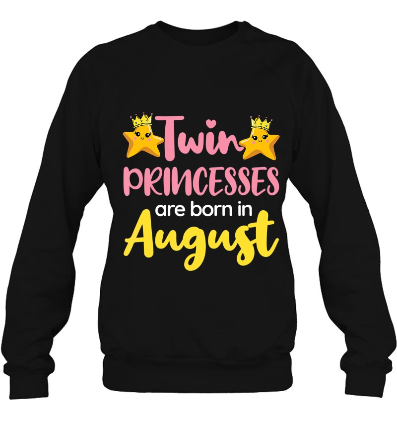 Twin Princesses Are Born In August - Girls Twin Birthday Mugs