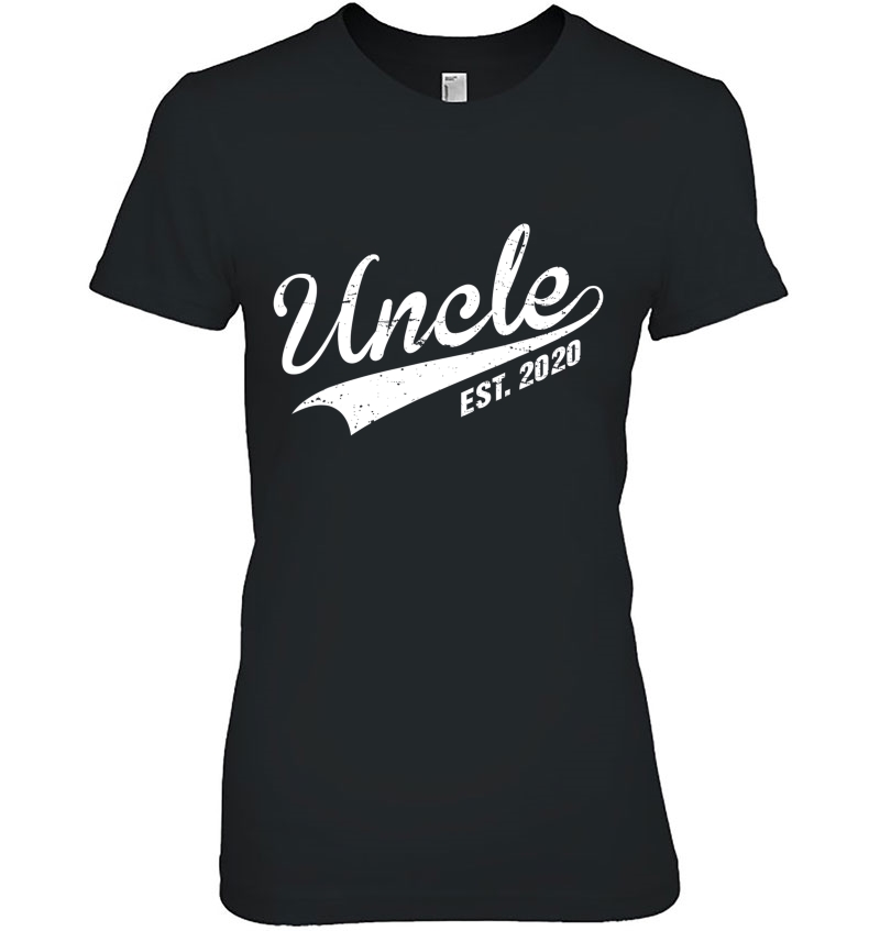 Uncle Est 2020 Funny Cool New Uncle Cool Novelty Gift Humor Hoodie