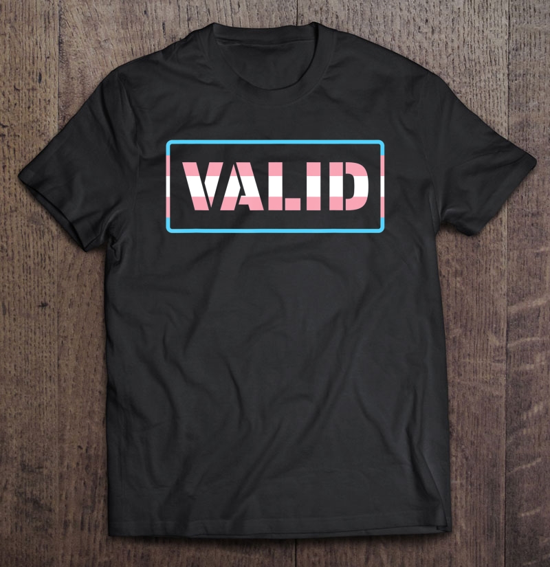 Valid Trans Pride Shirt Lgbt Flag Gay Equality Gift Shirt