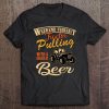 Weekend Forecast Tractor Pulling With Beer Funny Tee