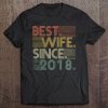 Womens 2Nd Wedding Anniversary Gift Wife Since 2018 Vintage Tee