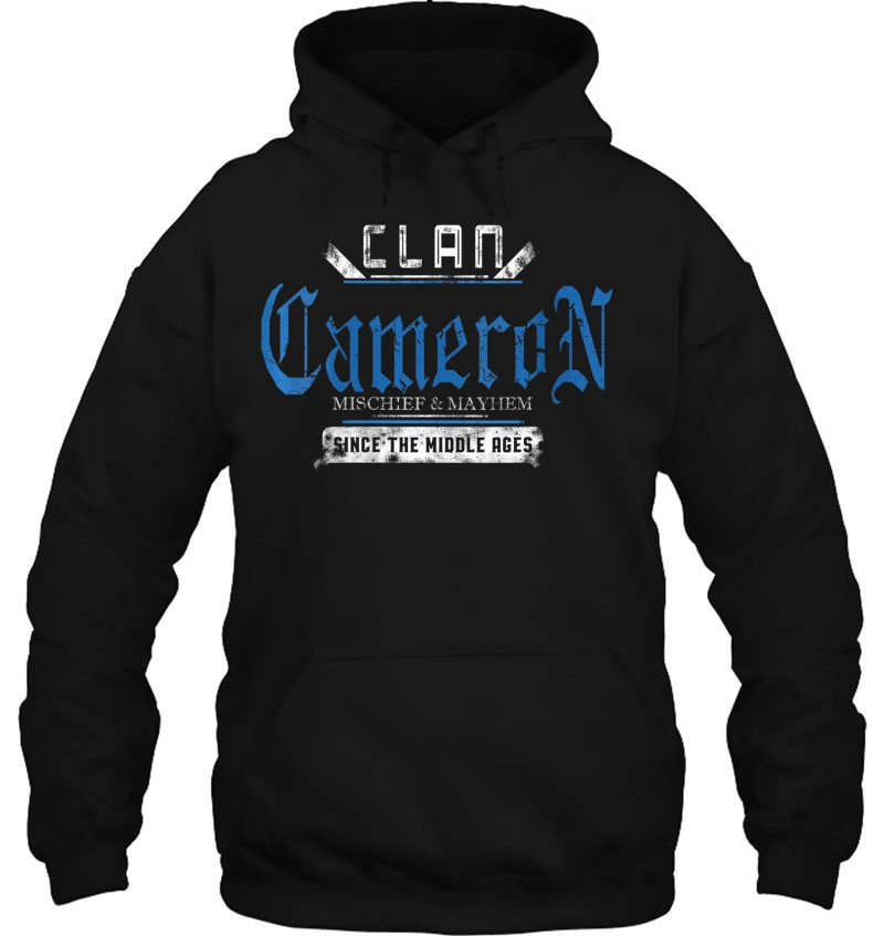 Womens Clan Cameron - Mischief And Mayhem Since The Middle Ages Hoodie