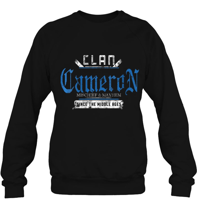 Womens Clan Cameron - Mischief And Mayhem Since The Middle Ages Sweatshirt
