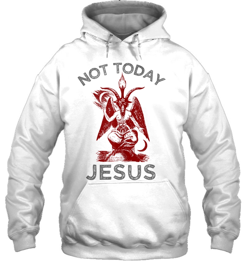 Funny Satan Meme Not Today Jesus Hail Satan Tank Top Mugs