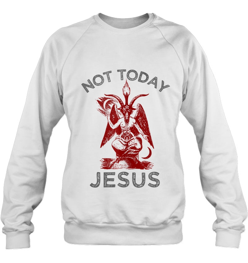 Funny Satan Meme Not Today Jesus Hail Satan Tank Top Mugs