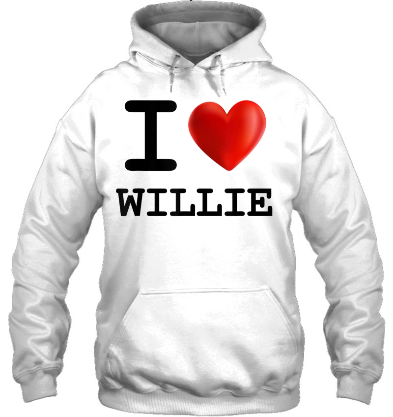 I Love Willie Heart Name Gift Mugs