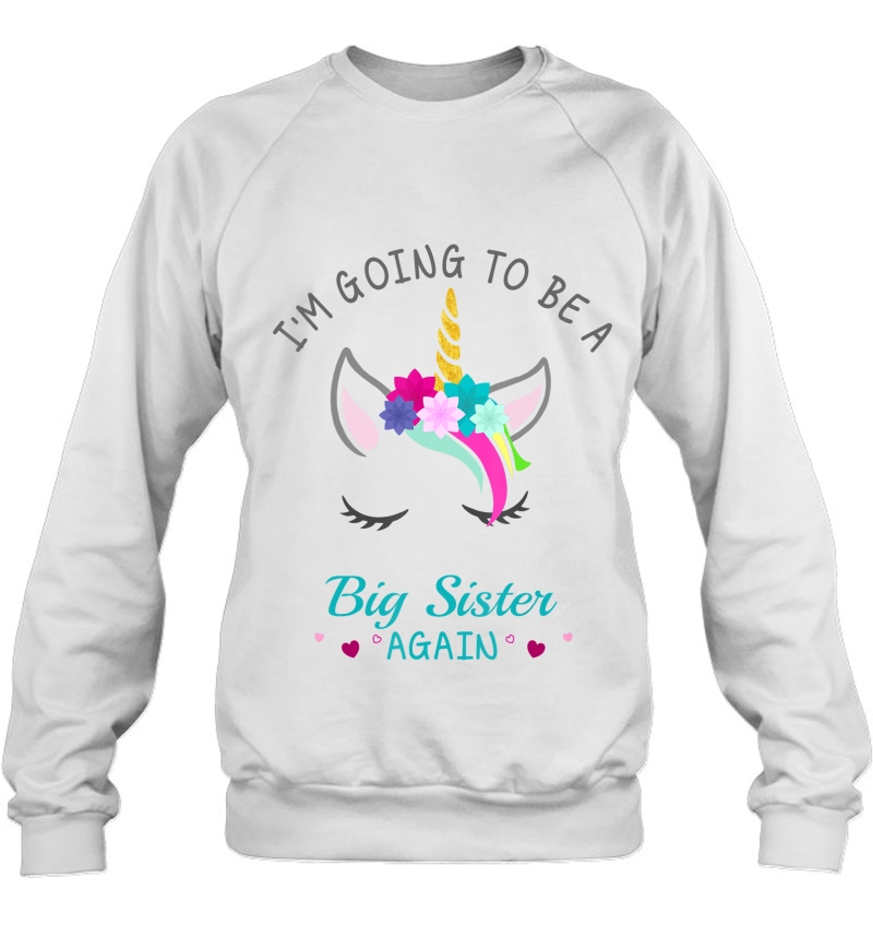 I'm Going To Be A Big Sister Again Unicorn For Girls Mugs