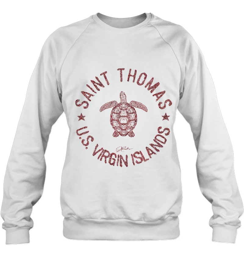 Jcombs Saint Thomas, U.S. Virgin Islands, Sea Turtle Sweatshirt