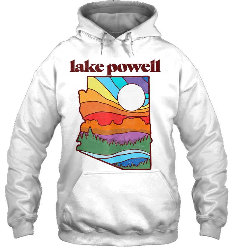 Lake Powell Arizona Vintage Nature Design Outdoor Tank Top Hoodie