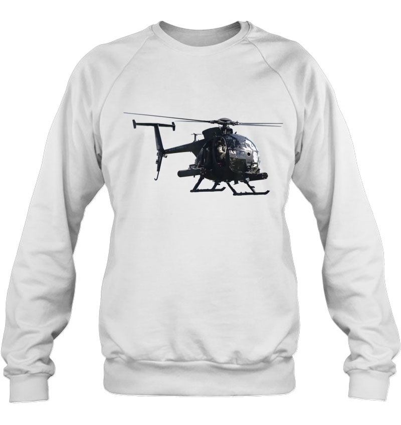 Mh-6 Little Bird Helicopter Sweatshirt