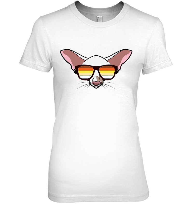 Oriental Shorthair Cat Mom Sunglasses, Gay Pride Month Shirt Ladies Tee