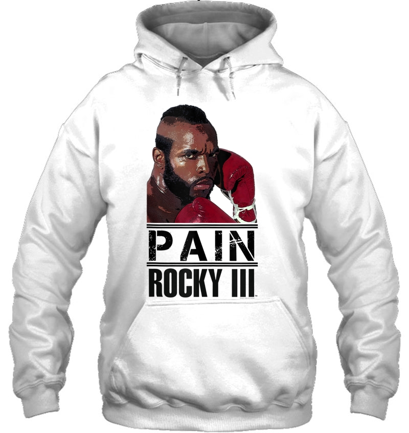 Rocky 3 Clubber Lang Pain Portrait Logo Tank Top Hoodie