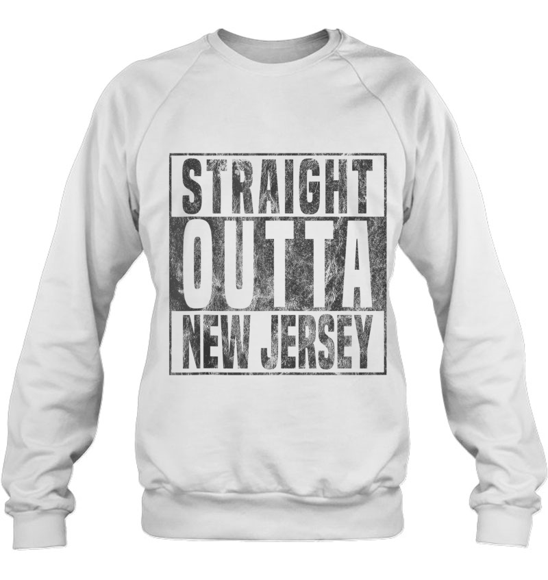 Straight Outta New Jersey Hometown Pride Tank Top Sweatshirt