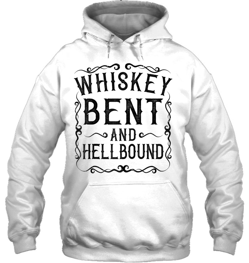 Whiskey Bent And Hellbound Country Music Biker Bourbon Gift Raglan Baseball Tee Mugs