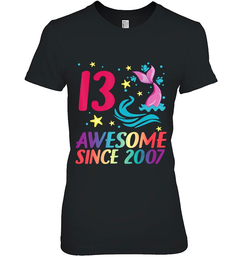 13Th Birthday Mermaid Birthday Girl Party Hoodie